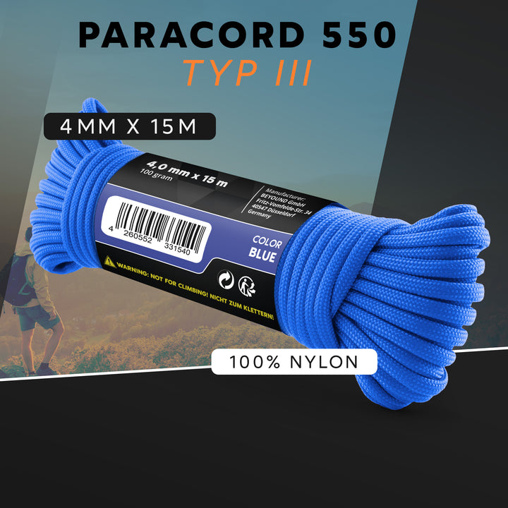 Paracord Seil 4mm Typ 550