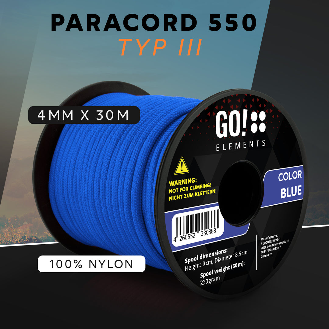 Paracord Seil 4mm Typ 550