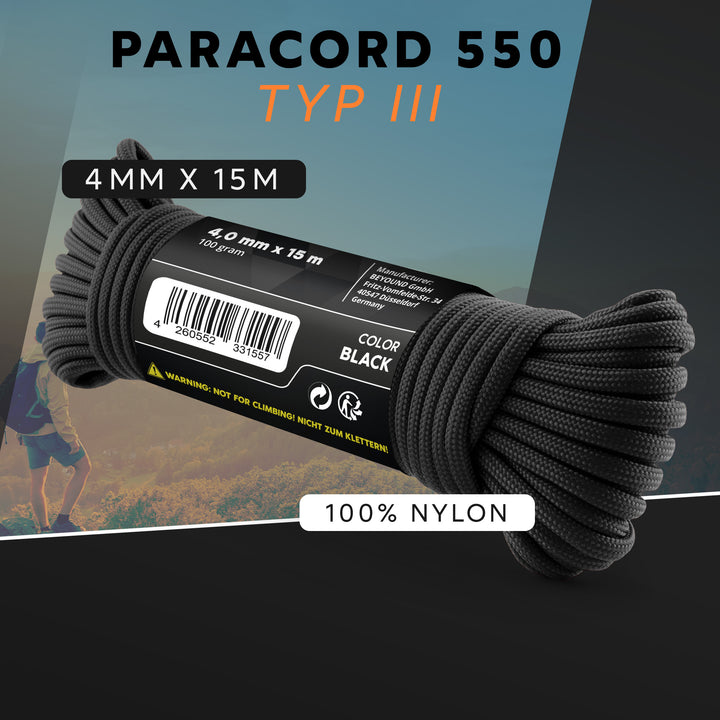Paracord Seil 4mm Typ 550