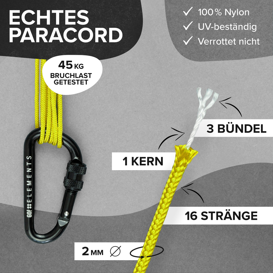 Paracord Seil 2mm Typ 100