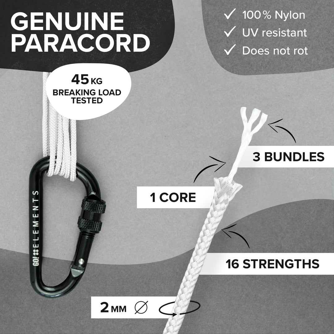 Paracord Seil 2mm Typ 100