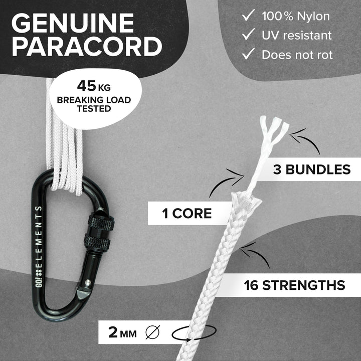 Paracord Seil 2mm Typ 100