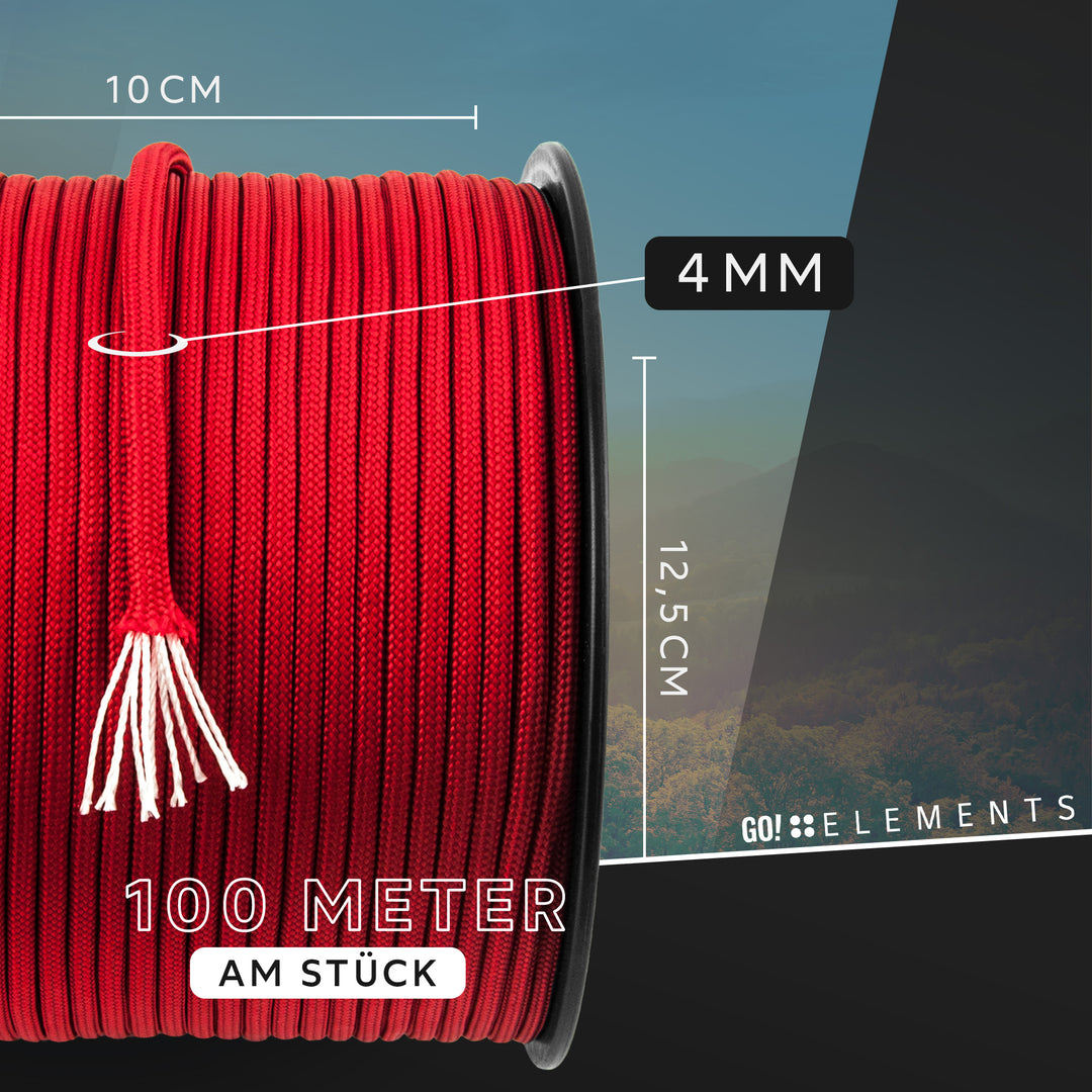 Paracord Seil 4mm Typ 550