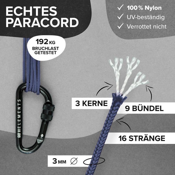 Paracord Seil 3mm Typ 425