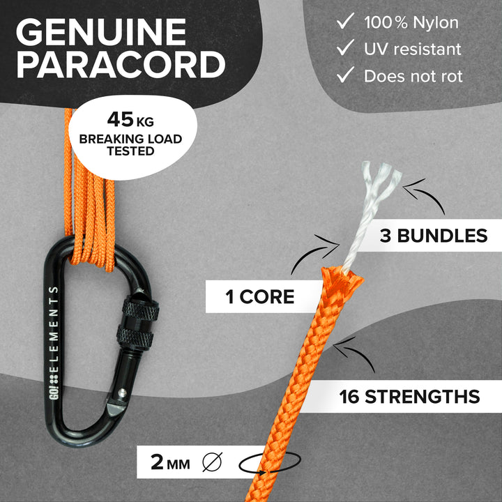 Paracord Seil 2mm Typ 100