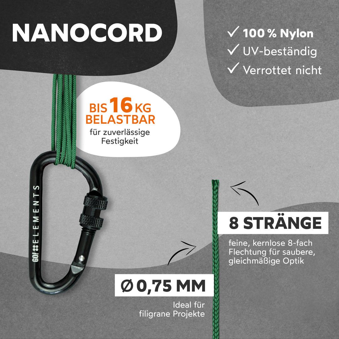 Nano Cord Seil 0,75mm Typ Nano