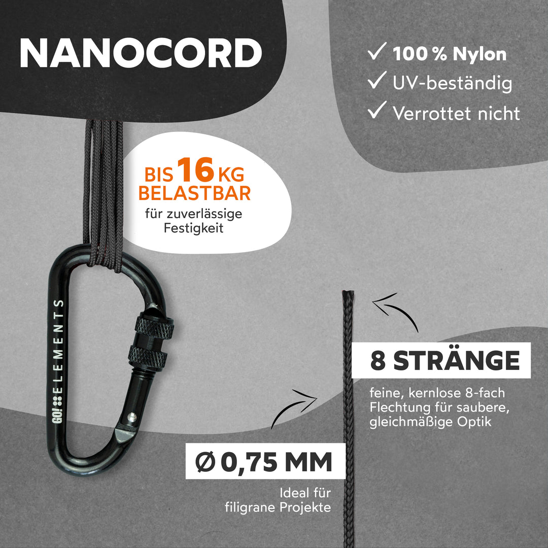 Nano Cord Seil 0,75mm Typ Nano