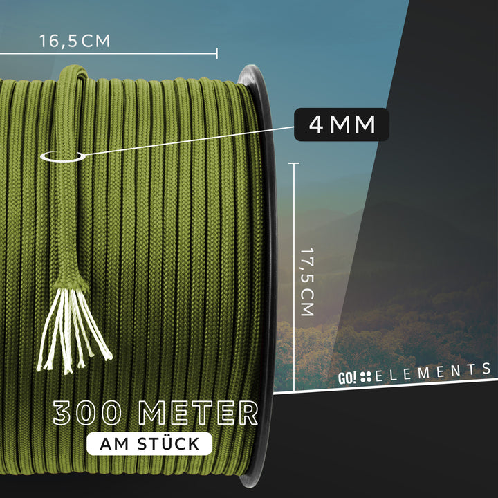 Paracord Seil 4mm Typ 550