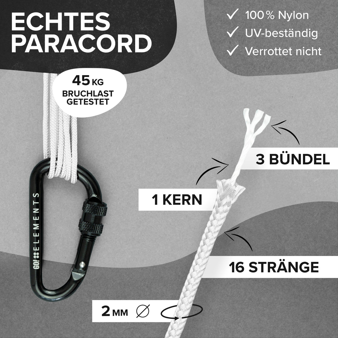Paracord Seil 2mm Typ 100