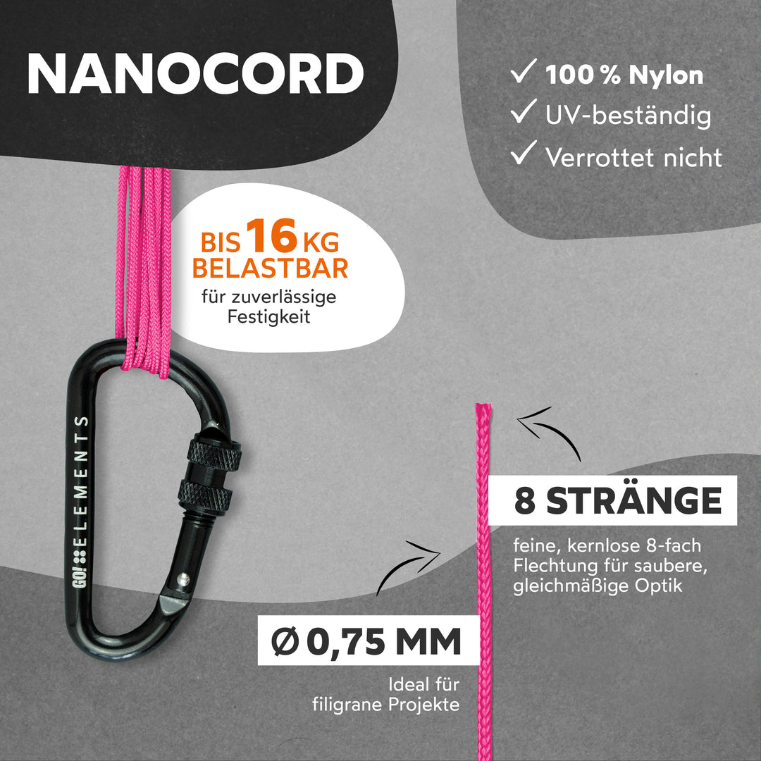 Nano Cord Seil 0,75mm Typ Nano