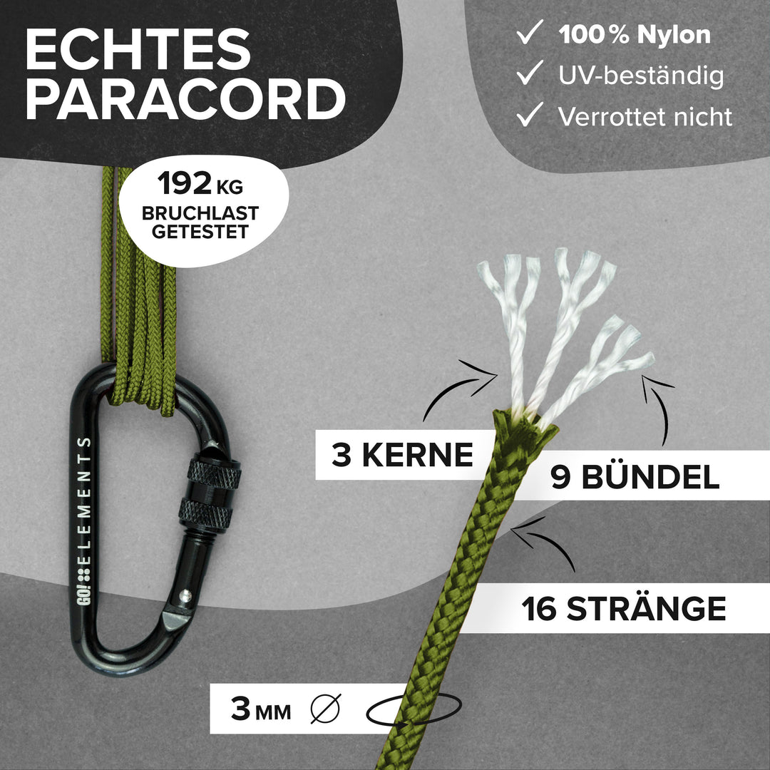 Paracord Seil 3mm Typ 425