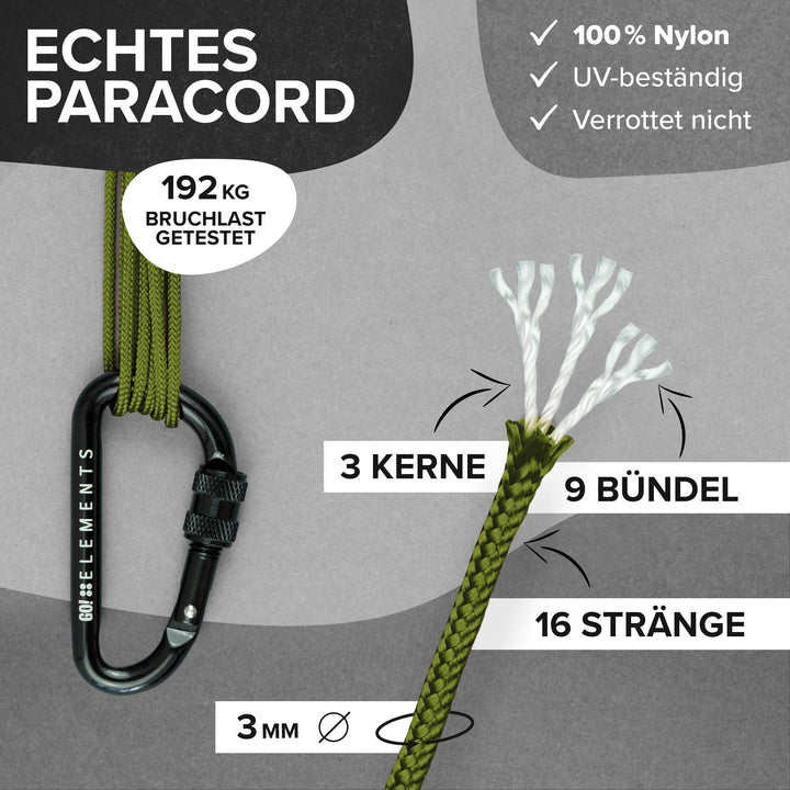 Paracord Seil 3mm Typ 425
