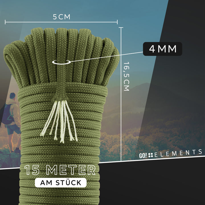 Paracord Seil 4mm Typ 550