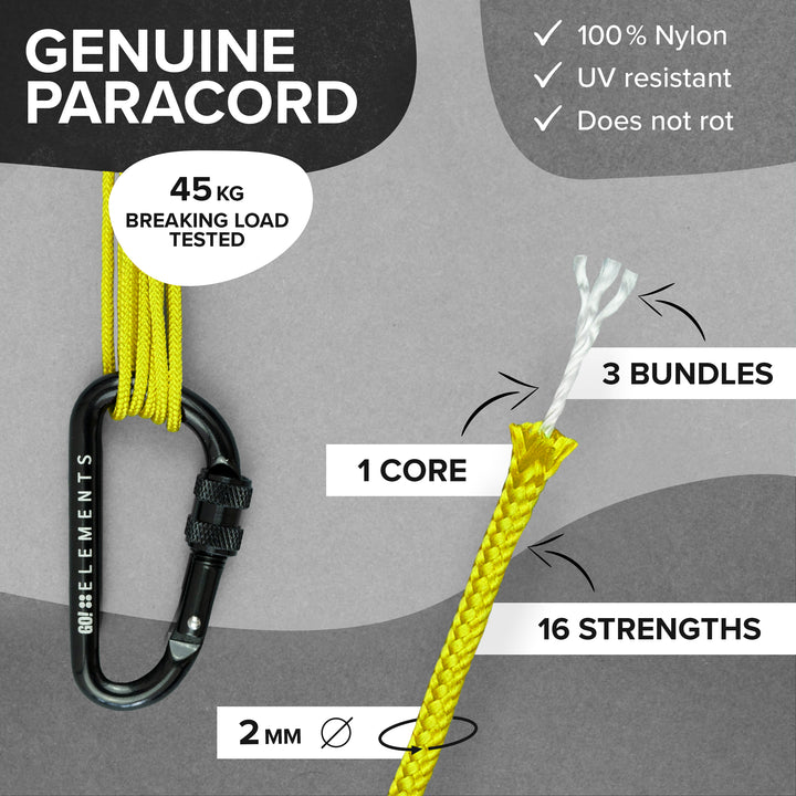 Paracord Seil 2mm Typ 100