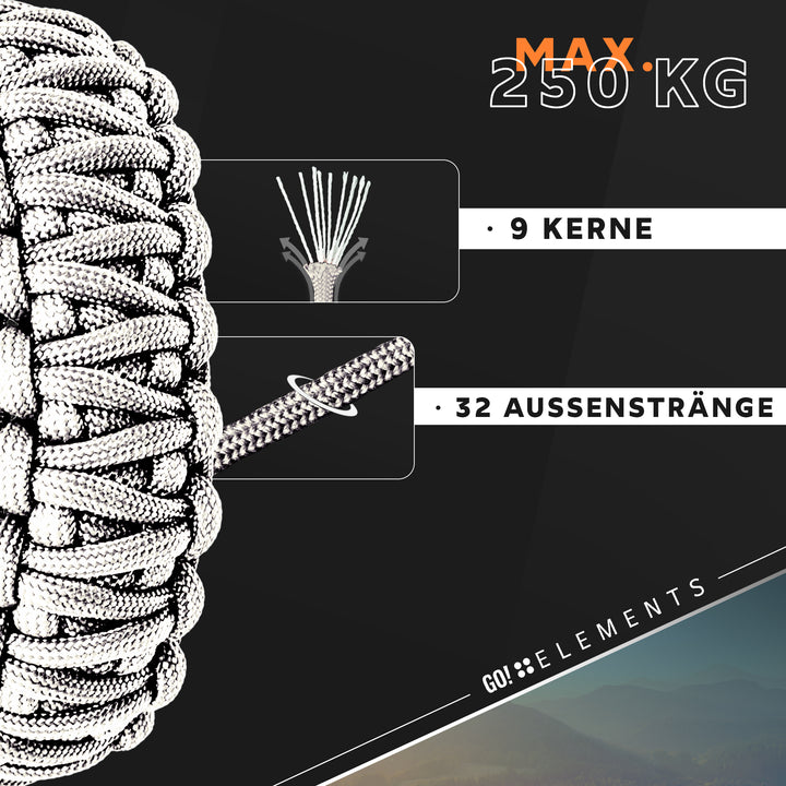 Paracord Seil 4mm Typ 550