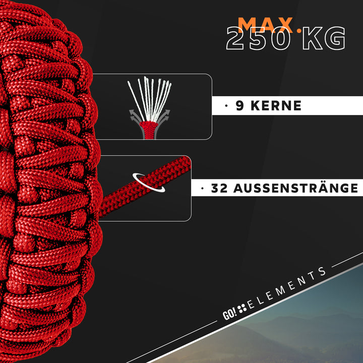 Paracord Seil 4mm Typ 550