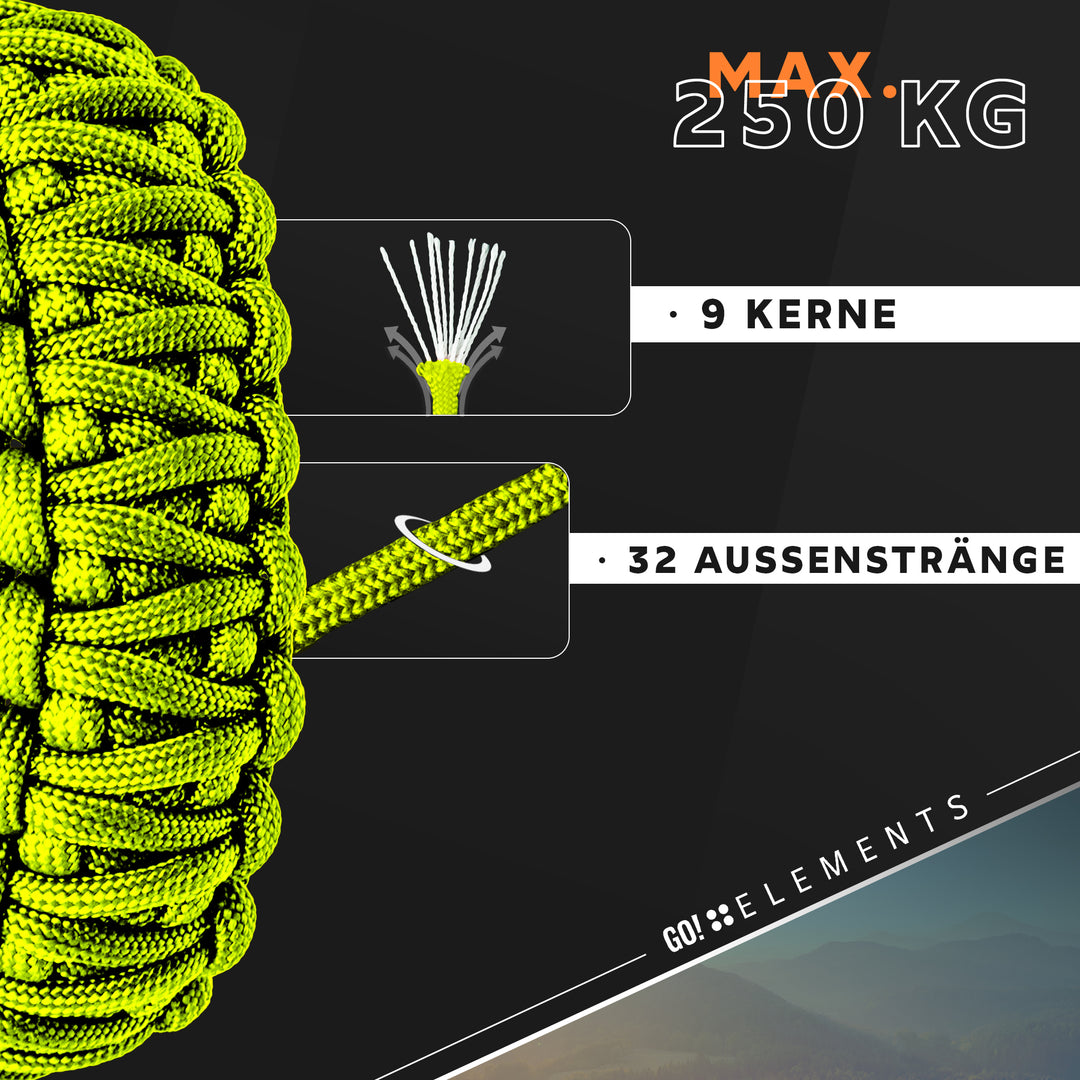 Paracord Seil 4mm Typ 550