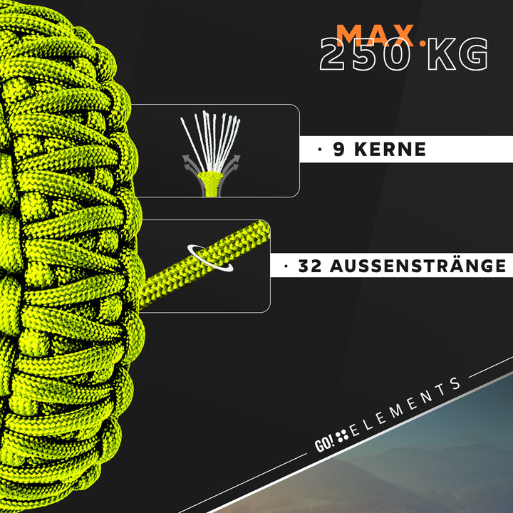 Paracord Seil 4mm Typ 550