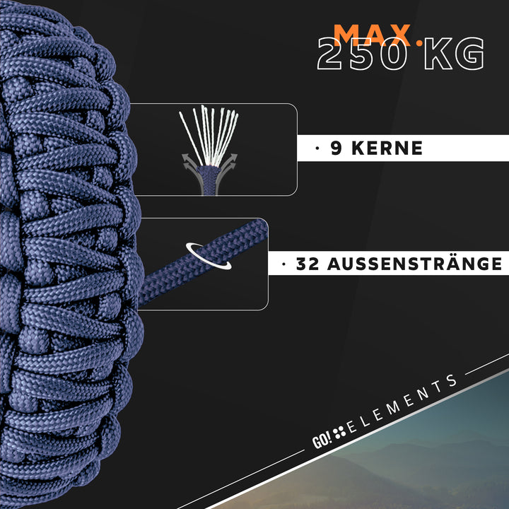 Paracord Seil 4mm Typ 550
