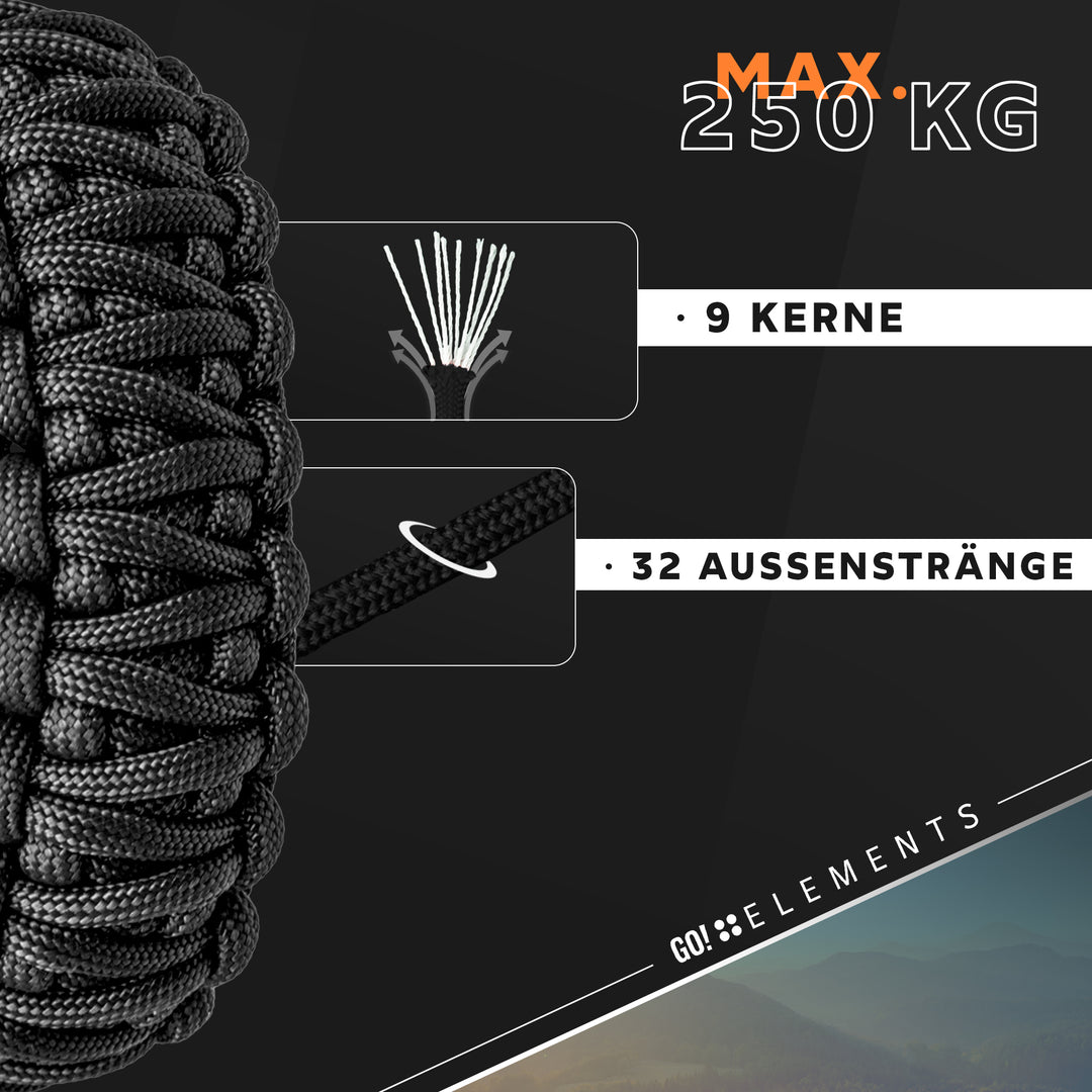 Paracord Seil 4mm Typ 550