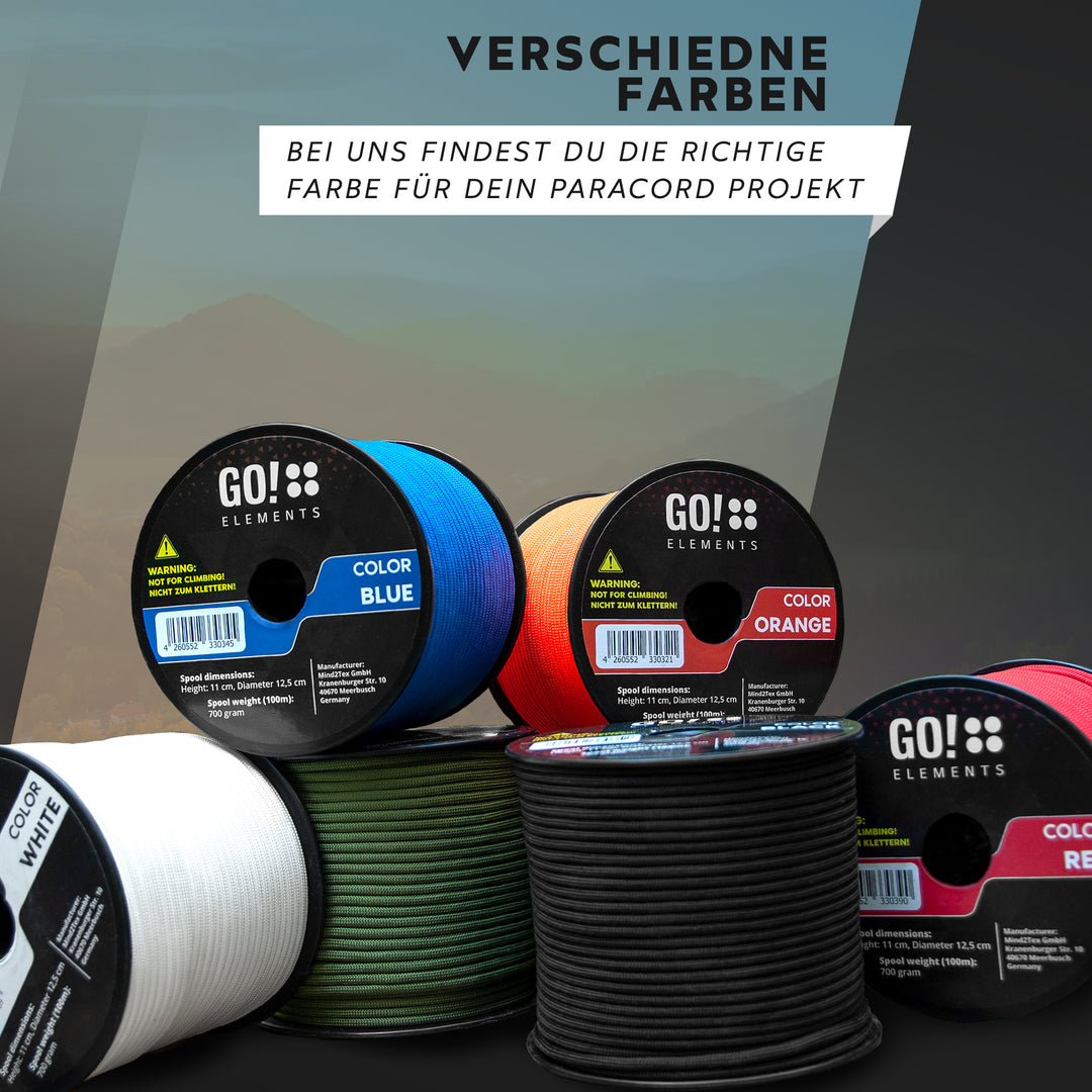 Paracord Seil 4mm Typ 550