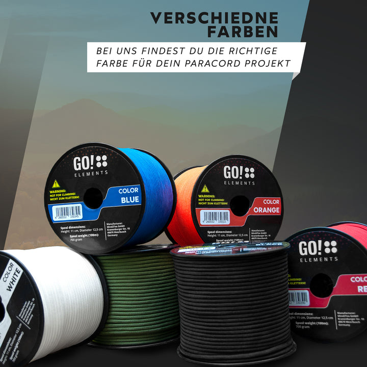 Paracord Seil 4mm Typ 550