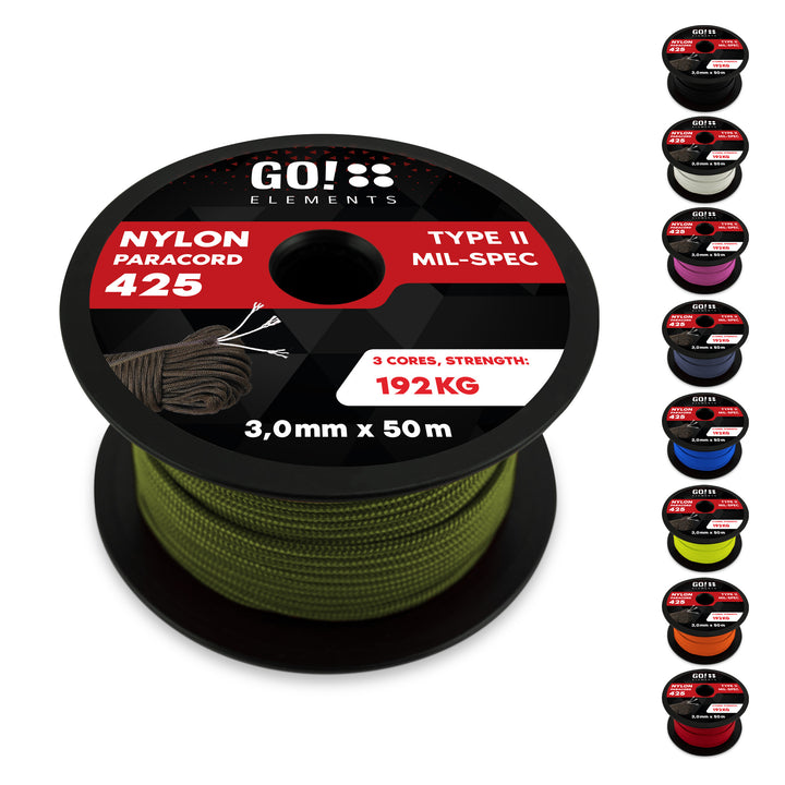 Paracord Seil 3mm Typ 425