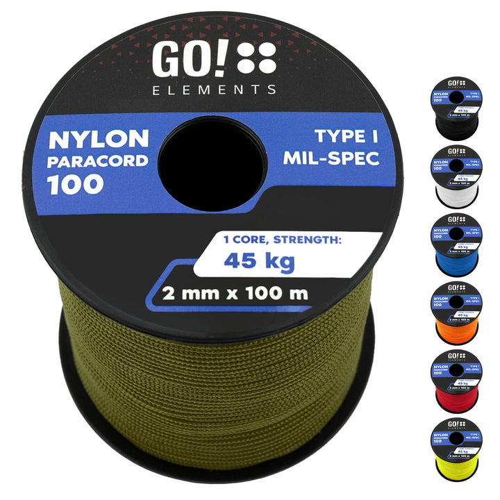 Paracord Seil 2mm Typ 100