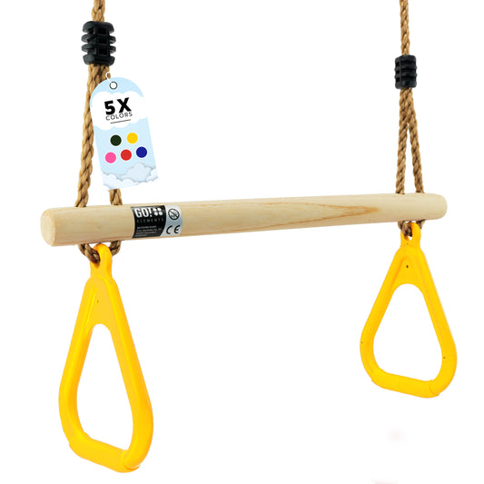 Kids Trapeze Swing Trapez Schaukel mit Turnringen