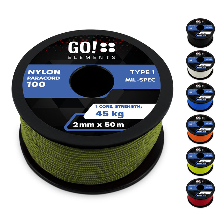 Paracord Seil 2mm Typ 100