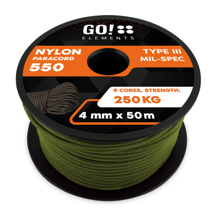 Paracord Seil 4mm Typ 550